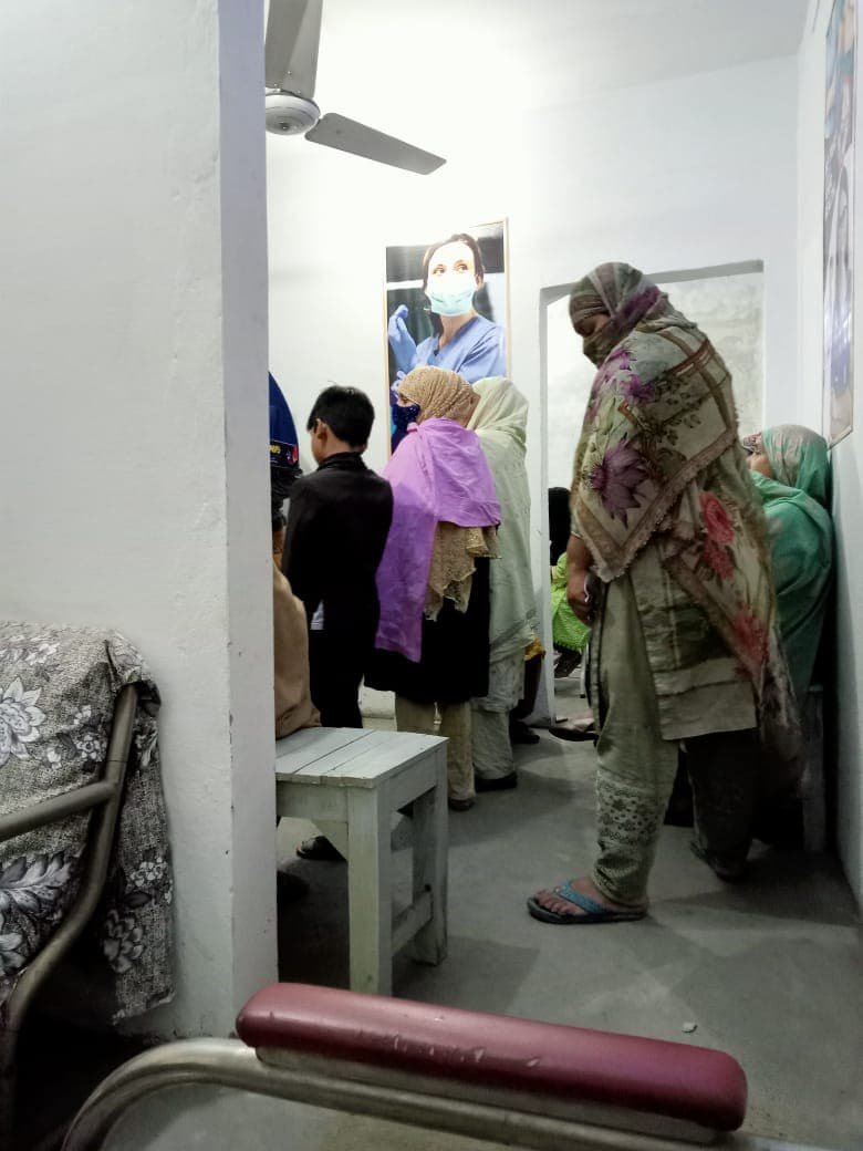Patients at Our Free Clinic